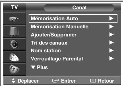 SAMSUNG SP-43W6HE - Mémorisation automatique des canaux - 1