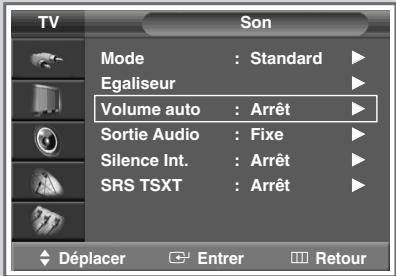 SAMSUNG SP-43W6HE - Réglage automatique du volume - 1