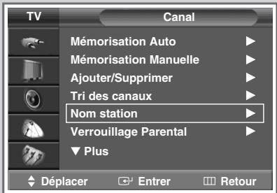 SAMSUNG SP-43W6HE - Attribution de noms aux canaux - 1