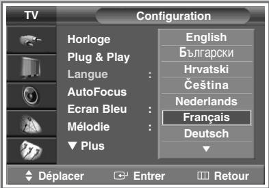 SAMSUNG SP-43W6HE - Choix de la langue - 2