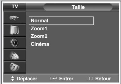SAMSUNG SP-43W6HE - Sélection de la taille de l'image (Modèle 4:3) - 11