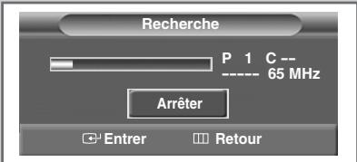 SAMSUNG SP-43W6HE - Mémorisation automatique des canaux - 5