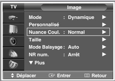 SAMSUNG SP-43W6HE - Personnalisation des réglages de l'image - 4