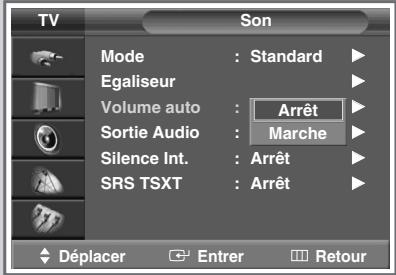 SAMSUNG SP-43W6HE - Réglage automatique du volume - 2