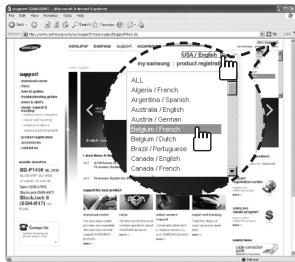 SAMSUNG LE46A786R2F - Téléchargement du logiciel - 1