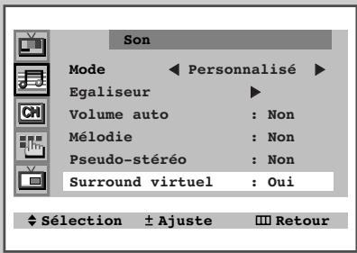 SAMSUNG CS-29Z4HP - Appuyez sur la touche MENU. - 7