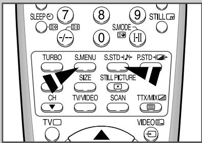SAMSUNG CS-29Z4HP - Changez le standard sonore - 4