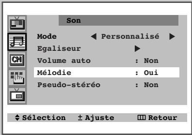 SAMSUNG CS-29Z4HP - Appuyez sur la touche MENU. - 5