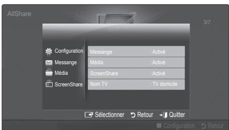 SAMSUNG LE37C579J1S - Configuration - 1