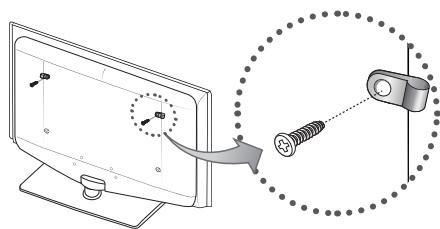 SAMSUNG LE37C579J1S - Pour éviter toute chute du téléviseur - 1