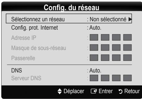 SAMSUNG LE37C579J1S - Configuration à l'aide de la méthode PBC (WPS) - 1