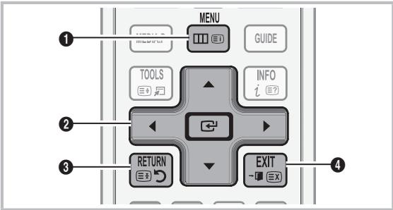SAMSUNG LE37C579J1S - Navigation dans les menus - 1