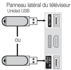 SAMSUNG LN46C610 - À l'aide d'une clé USB: - 1