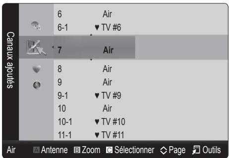 SAMSUNG LN46C610 - Liste des canaux - 3