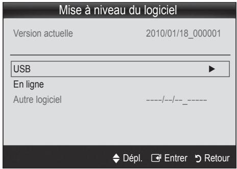 SAMSUNG LN46C610 - Mise à niveau du logiciel - 1