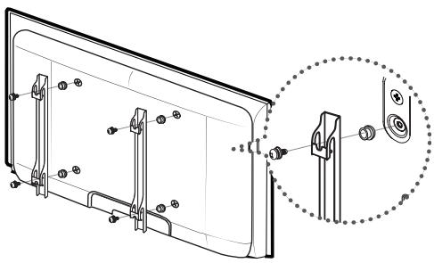 SAMSUNG LN46C610 - Préparatifs avant l'installation du support mural (téléviseur 46 \~ 55 pouces) - 1