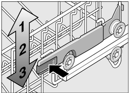 BOSCH SMS25AW04E - Panier à vaisselle supérieur avec manettes latérales - 1