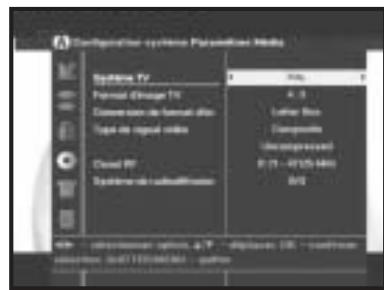 SAMSUNG DSB-9601C - Paramètres Média - 1