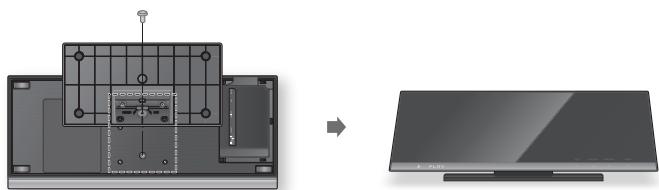 SAMSUNG BD-C7500W - Cas 1 : Installation sur le pied - 1