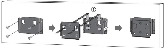 SAMSUNG BD-C7500W - Cas 2 : Installation sur un mur - 2