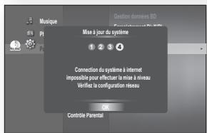 SAMSUNG BD-P1620 - Mise à niveau du système - 5