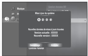 SAMSUNG BD-P1620 - Mise à niveau du système - 1