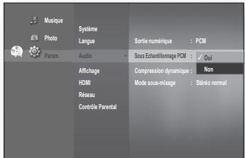 SAMSUNG BD-P1620 - Sous-échantillonnage PCM - 1