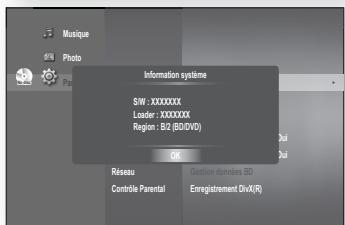 SAMSUNG BD-P1620 - Information systéme - 3
