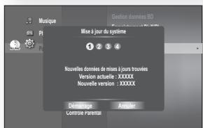 SAMSUNG BD-P1620 - Mise à niveau du système - 4