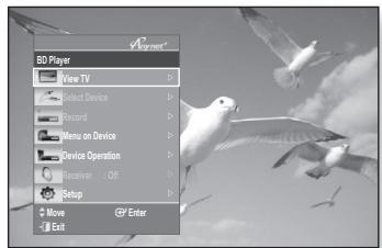 SAMSUNG BD-P1620 - Menu TV anynet+ - 1