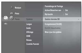 SAMSUNG BD-P1620 - Gestion des périphériques système - 1