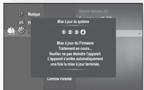 SAMSUNG BD-P1620 - Mise à niveau du système - 5