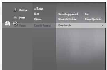 SAMSUNG BD-P1620 - Modification du mot de passe - 1