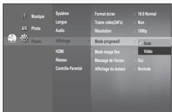 SAMSUNG BD-P1620 - Mode progressif - 1