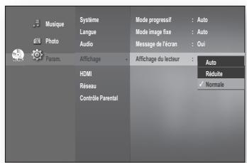 SAMSUNG BD-P1620 - Affichage du lecteur - 1
