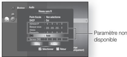 SAMSUNG BD-P1620 - Configuration du réseau - 8