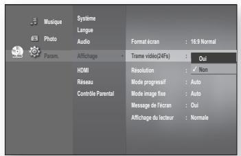 SAMSUNG BD-P1620 - Trame vidéo (24FS) - 1