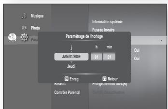 SAMSUNG BD-P1620 - Réglez l'heure - 2