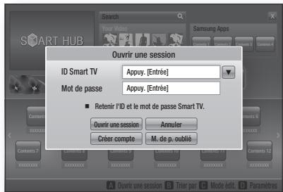SAMSUNG BD-D5700 - Création d'un compte - 1
