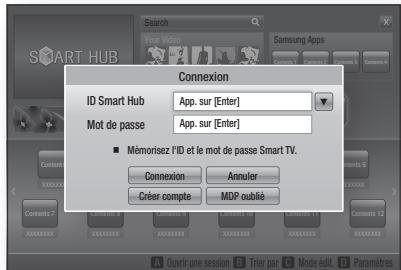 SAMSUNG BD-D7000B - Création d'un compte - 1