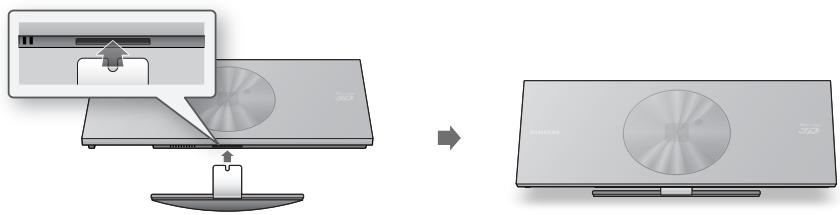 SAMSUNG BD-D7000B - Cas 1 : Installation sur le pied - 1