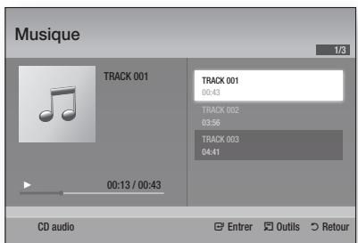 SAMSUNG BD-D7000B - Liste d'écoute - 2