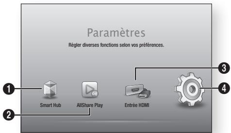 SAMSUNG BD-E6500 - L'écran Accueil - 1