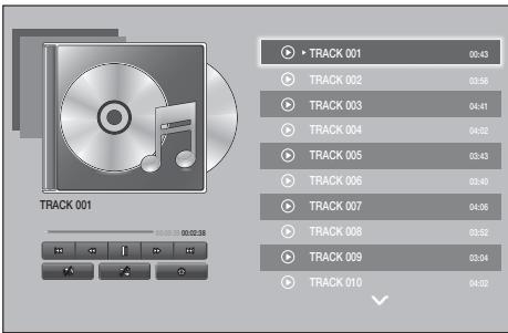 SAMSUNG UBD-K8500/ZF - Répétition des pistes d'un CD audio - 1