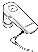 SAMSUNG WEP 300 - Chargement de l'oreillette - 1