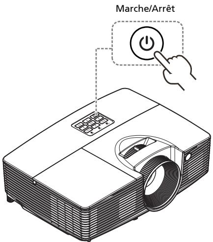 ACER X115H - Mise sous tension du projecteur - 1