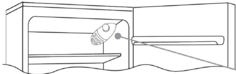CANDY CCOLS5162WH,  REFRIGERATEUR CCOLS5162WH - Panneau de controle - 1