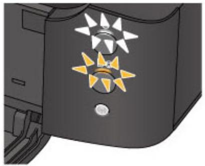 CANON PIXMA IP8750 - Code de support correspondant au nombre de clignotements alternés du témoin ALIMENTATION (POWER) et du témoin Alarme (Alarm) - 1