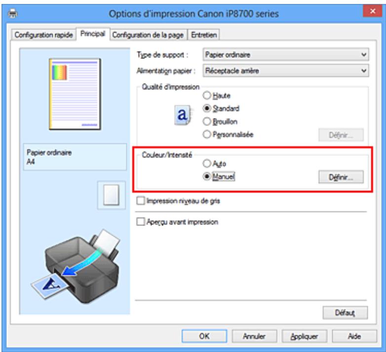CANON PIXMA IP8750 - Réglage de l'équilibre des couleurs - 3