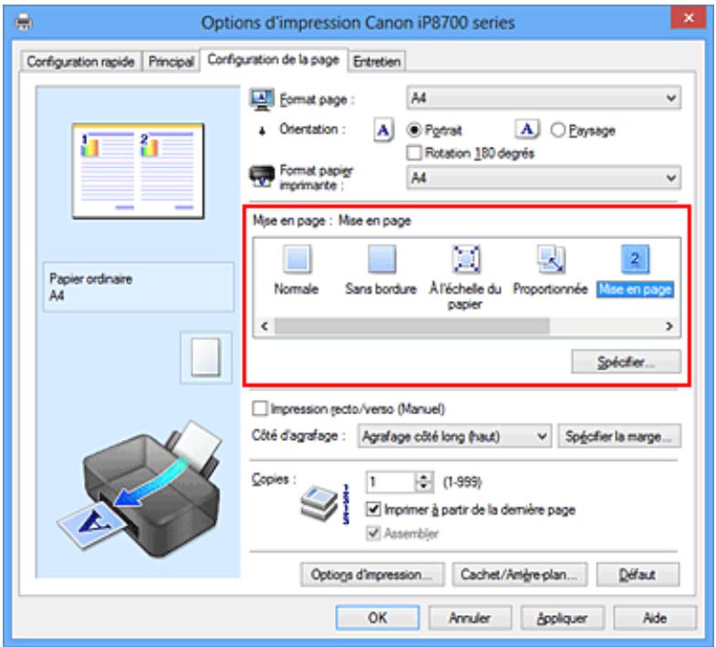 CANON PIXMA IP8750 - Impression mise en page - 2